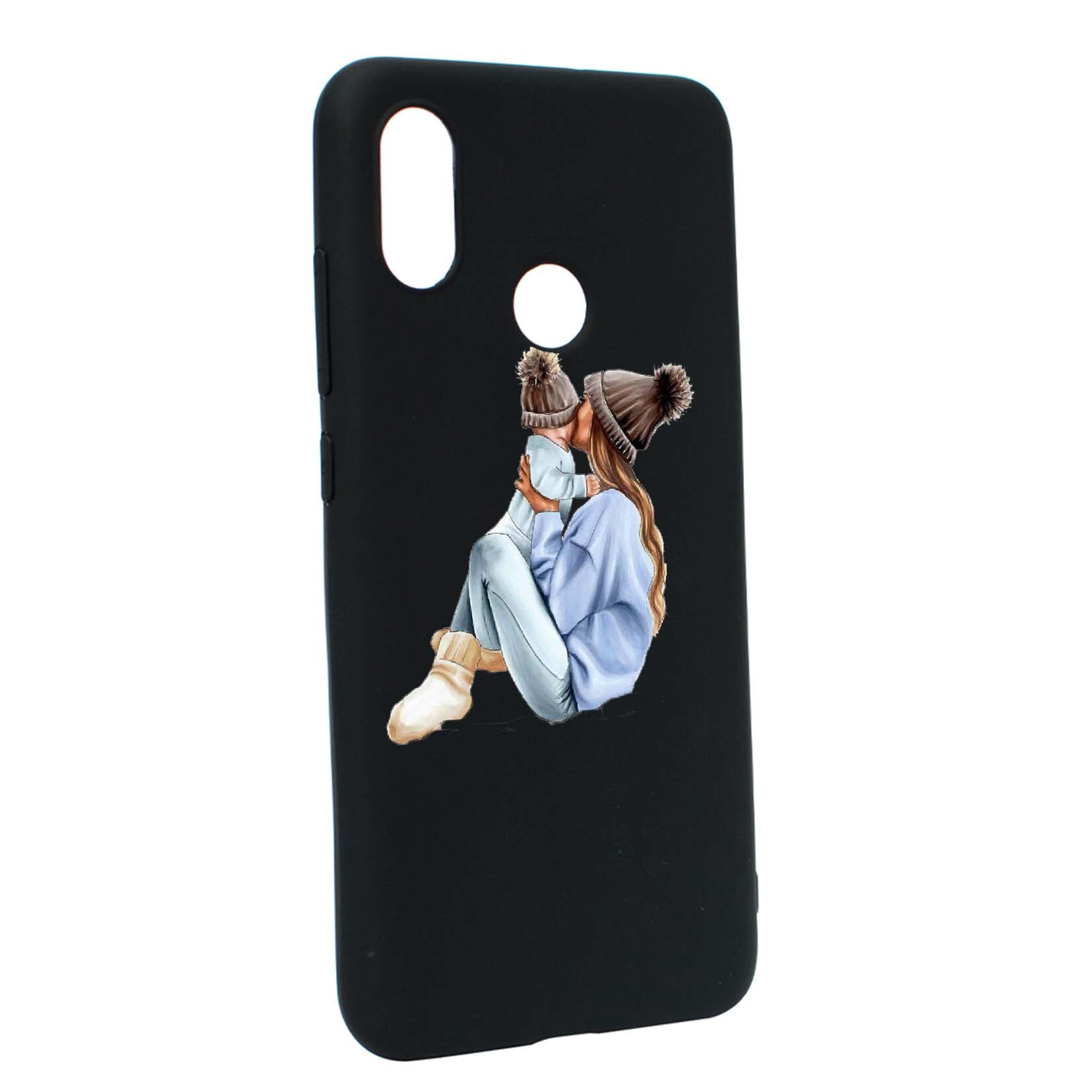 Husa de protectie Girl Mom, pentru Xiaomi Mi A2 Lite / Redmi 6 Pro, rezistenta la uzura, anti-alunecare, din silicon Premium, B562