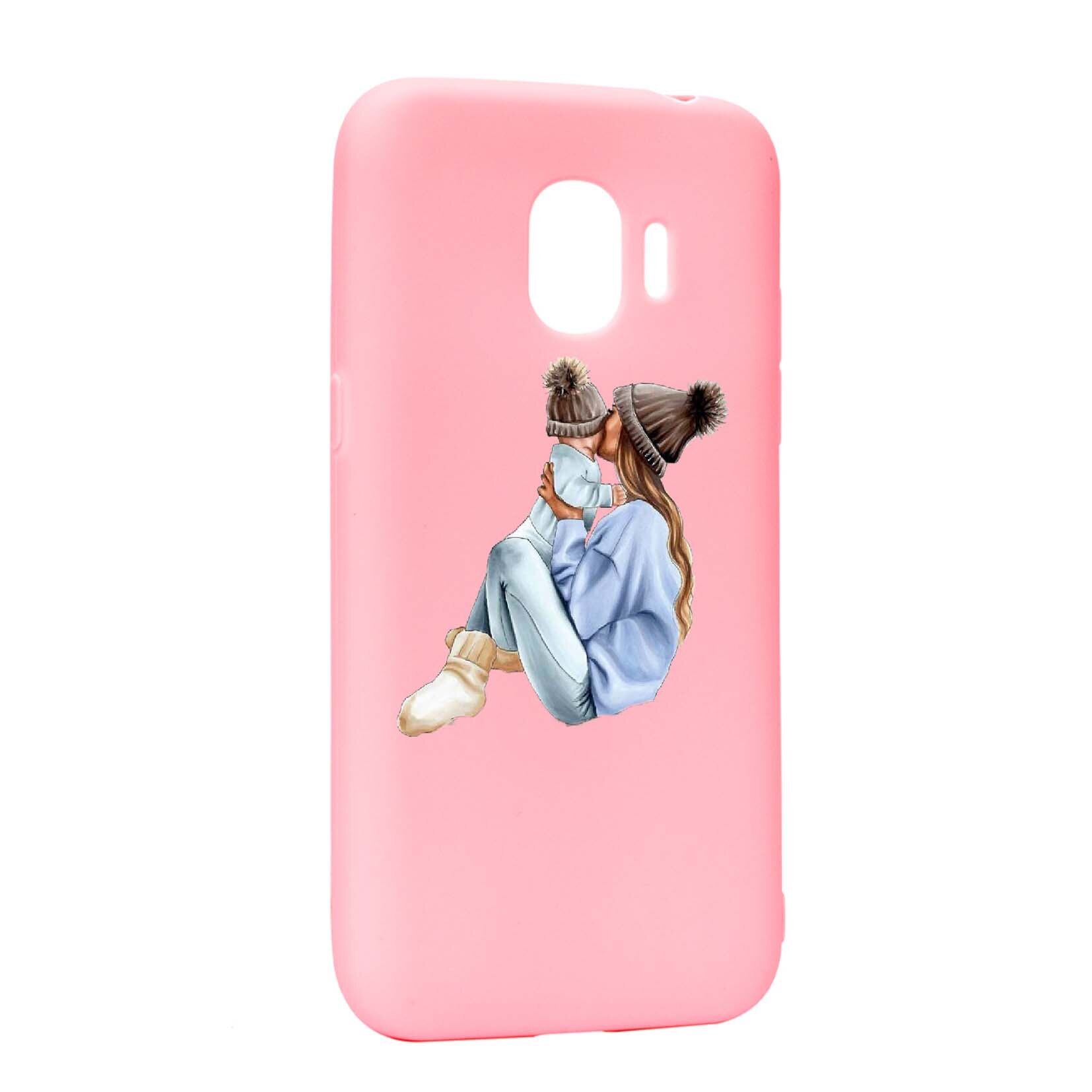 Husa de protectie Girl Mom, pentru Samsung Galaxy J2 Pro 2018 / J2 2018 / Grand Prime Pro, rezistenta la uzura, anti-alunecare, din silicon Premium, P562