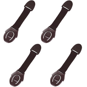 Set 4 protectii pentru usi de dulap, LRTM, maro Set 4 protectii pentru usi de dulap, LRTM, maro