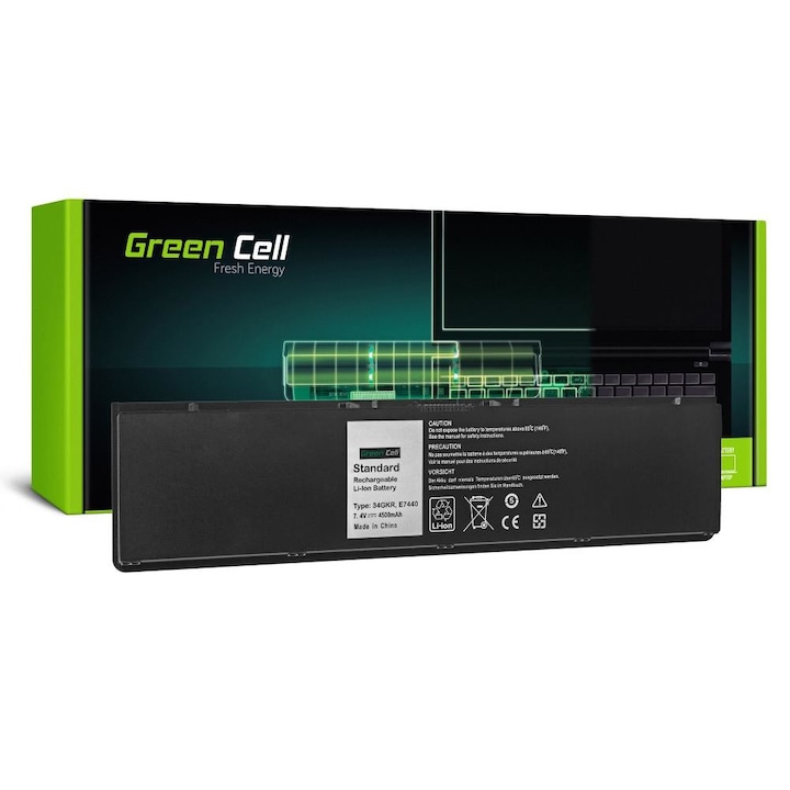 Green Cell 34GKR F38HT Dell Latitude E7440 E7450 7.4V Akkumulátor