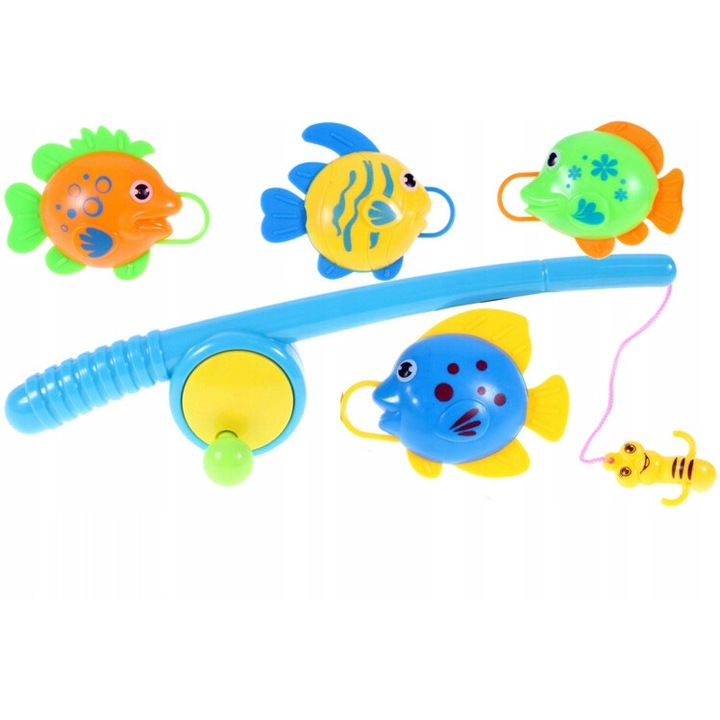 Jucarie pentru baie, set pescuit Multicolor