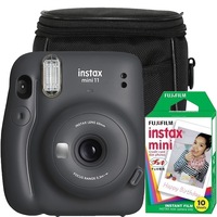 set camera foto instant fujifilm instax mini 11 charcoal grey cu 10 filme si husa imagen 26_0_
0