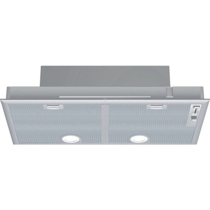 Hota decorativa Studio Casa Dual Plane Grey 60 cm 1 Motor Tubo Putere de absorbtie 400 m3/h Metal si sticla gri