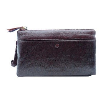 Portofel din piele pentru dama Hassion L-2008-1B, Bordo Portofel din piele pentru dama Hassion L-2008-1B, Bordo