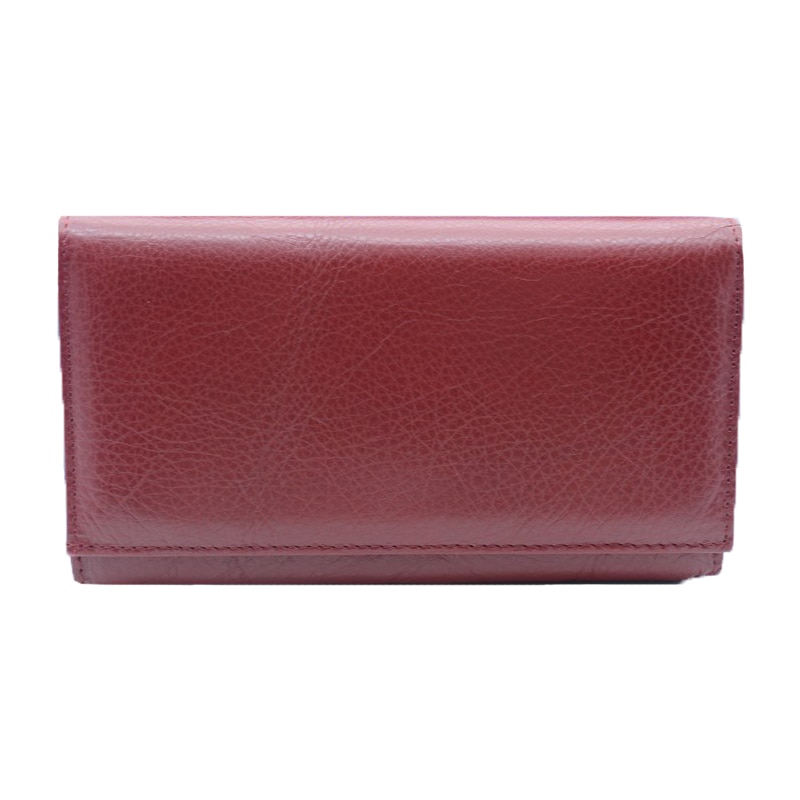 Portofel piele pentru dama Hassion J016B, Bordo