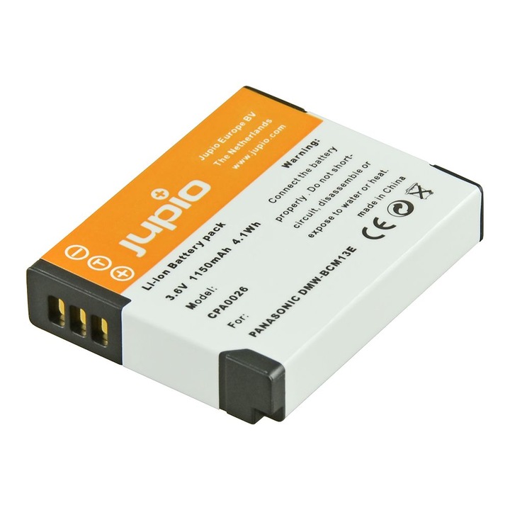 Батерия, Jupio, DMW-BCM13E, за Panasonic, 1150 mAh