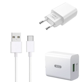 Incarcator retea Nytrogel XO L36 EU cu cablu Type-C, incarcare rapida 3A, Adaptive Fast Charging, Qualcomm Charge 3.0, Alb Incarcator retea Nytrogel XO L36 EU cu cablu Type-C, incarcare rapida 3A, Adaptive Fast Charging, Qualcomm Charge 3.0, Alb