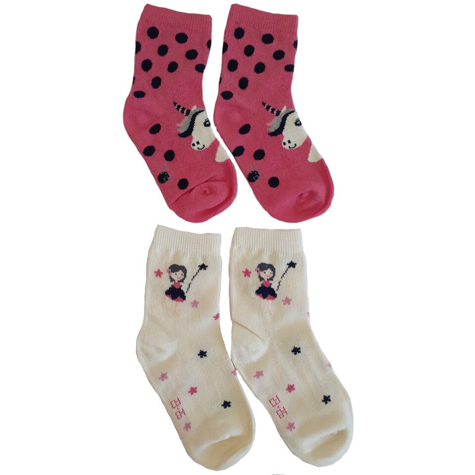 Set 2 perechi sosete Sterntaler fete, multicolor, 23-26, 2-4 ani