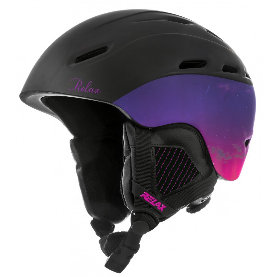 Casca Relax Prevail, negru/violet S