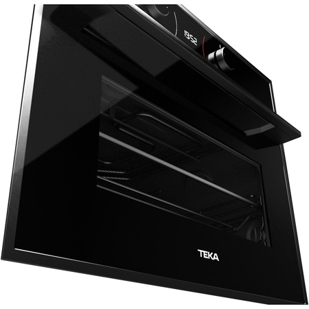 Cuptor incorporabil TEKA HLC 844 C, Electric, 40 L, HydroClean, Touch control, Grill, Inox/Sticla neagra