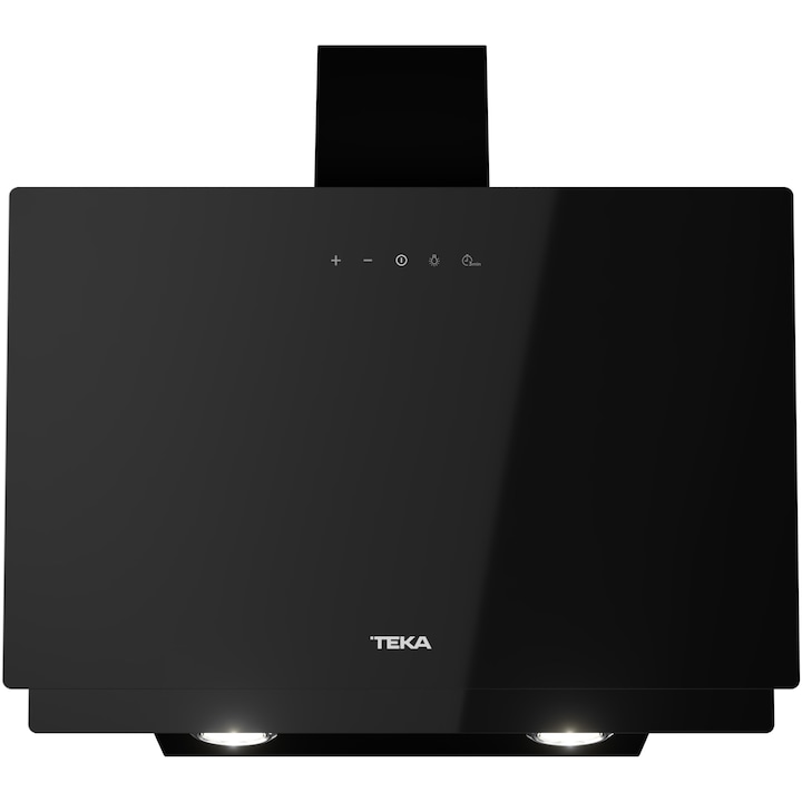 Декоративен абсорбатор за вграждане TEKA DVN 64030 BK, Мощност на абсорбция 460 м3/ч, Touch control, 60 см, Черно стъкло