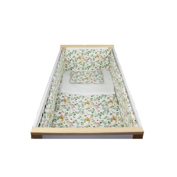 Lenjerie 5 piese, pasarele, 120x60cm Lenjerie 5 piese, pasarele, 120x60cm