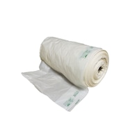 Pungi Biodegradabile, 40x30x3 cm, 100 Bucati/Set, Culoare Alba, Punga Ecologica pentru Fructe si Legume, Sacose Biodegradabile pentru Cumparaturi, Sacosa Ecologica