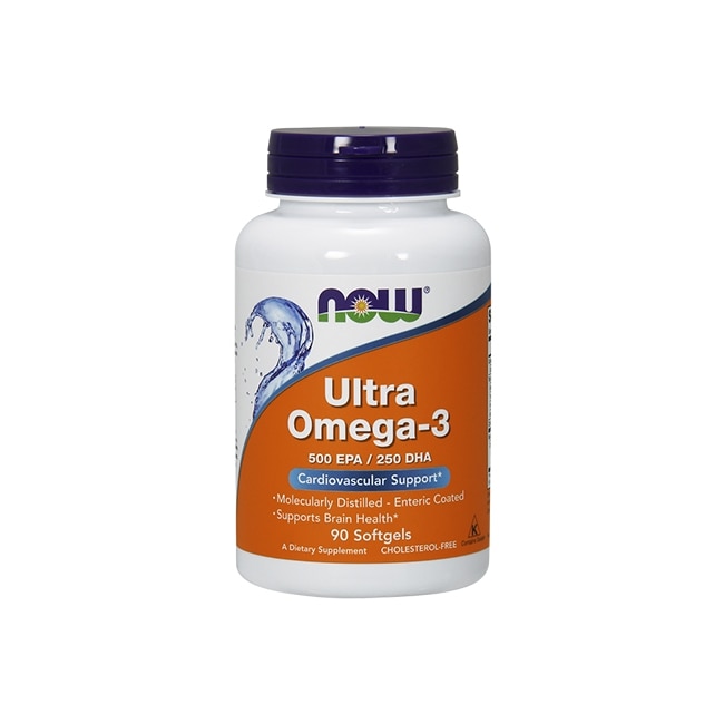 Supliment nutritiv Now, Ultra Omega 3, 90 capsule moi