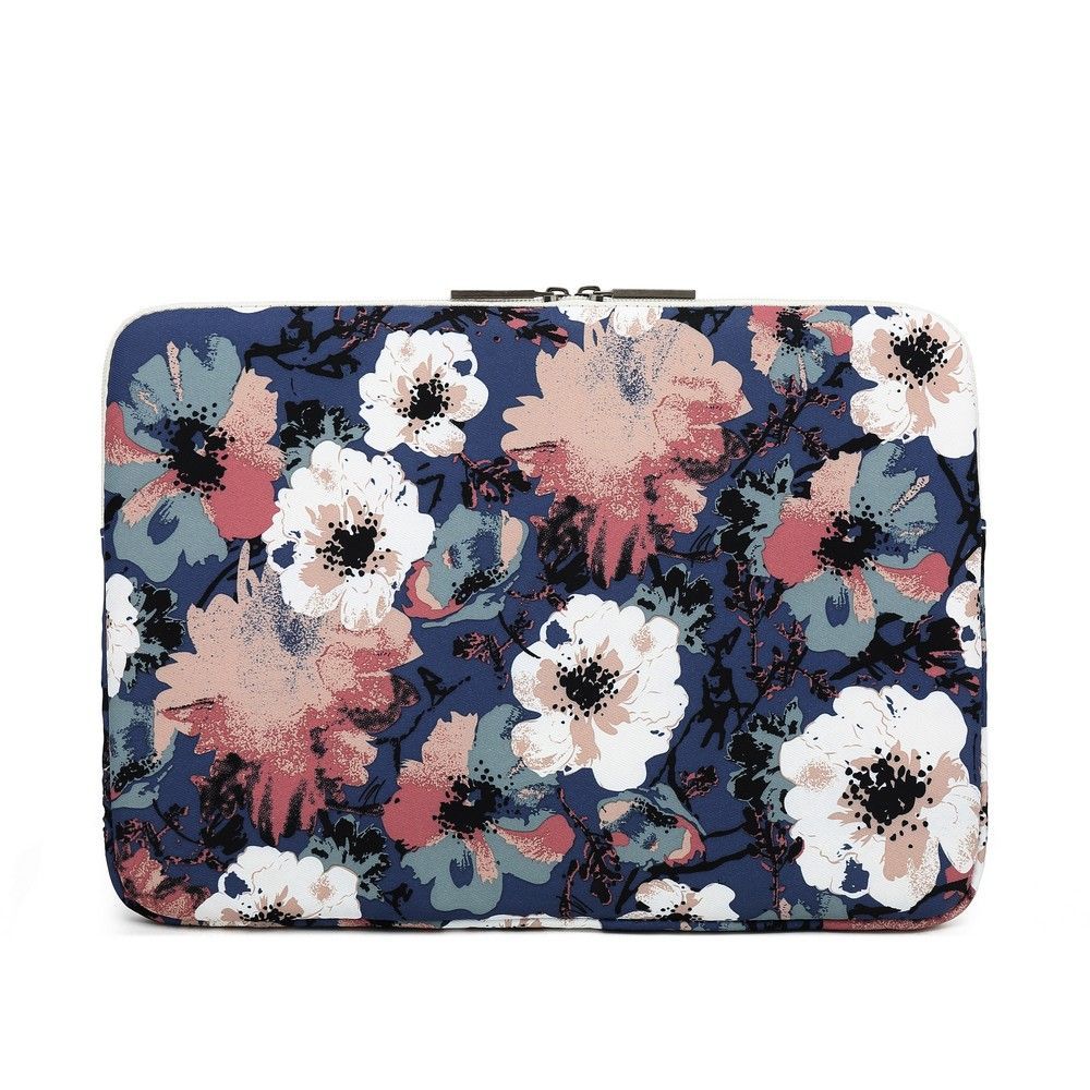Husa laptop Canvaslife Sleeve 13/14 inch Blue Camellia