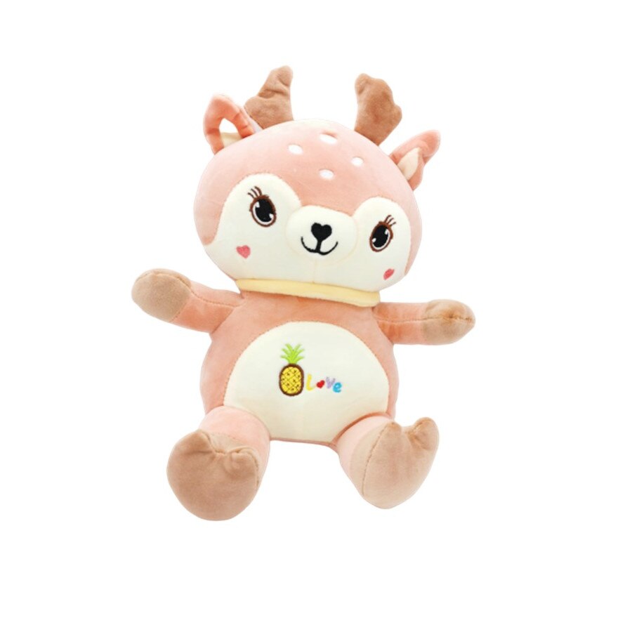 Jucarie de plus caprioara Love, Toys, Corai 30 cm