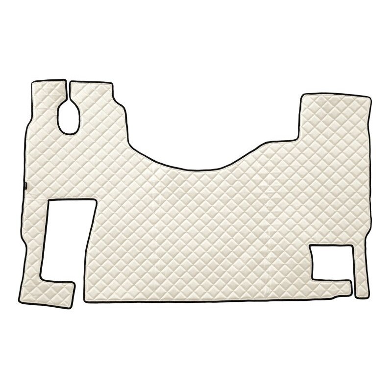 Covoras camion F-Core, Piele-ECO, pentru MERCEDES ACTROS MP2 / MP3, podea plata, scaun pasager fix, Bej