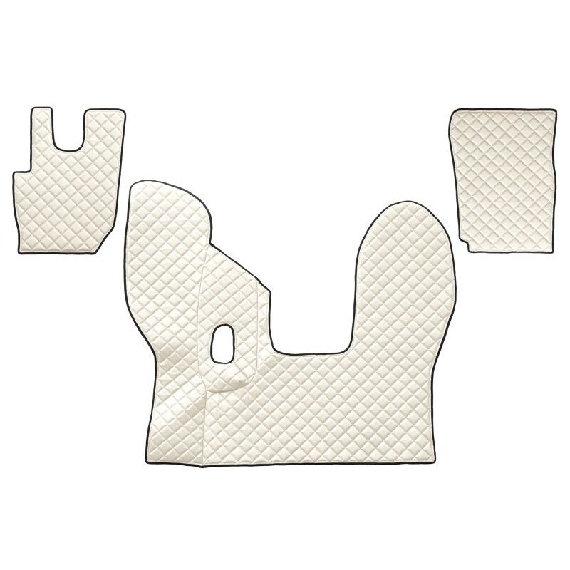 Set 3 covorase camion F-Core, Piele-ECO, pentru DAF CF, transmisie manuala, Bej