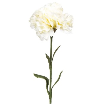 Garoafa artificiala, Zola®, alba, 62 cm Garoafa artificiala, Zola®, alba, 62 cm