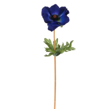 Anemona albastra artificiala Zola®, 40 cm Anemona albastra artificiala Zola®, 40 cm