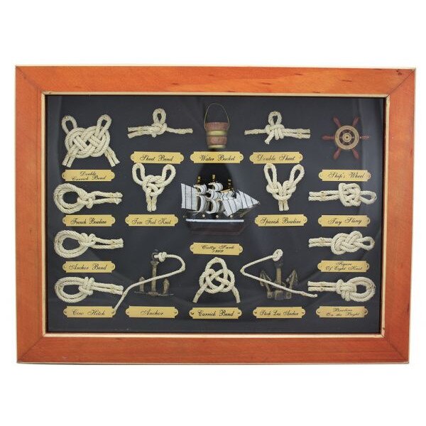 Tablou marinaresc cu noduri 40x30 cm