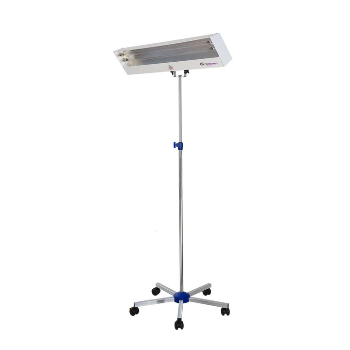 Lampa bactericida de 2x15W cu suport mobil