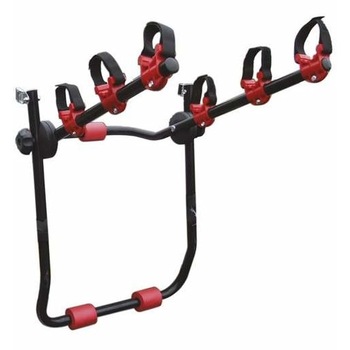 Suport auto pentru bicicleta , pentru 3 biciclete , cu prindere pe haion (Hatchback si Combi) , capota spate (Sedan/Berlina) , 4 x 4 , de culoare neagra Suport auto pentru bicicleta , pentru 3 biciclete , cu prindere pe haion (Hatchback si Combi) , capota spate (Sedan/Berlina) , 4 x 4 , de culoare neagra