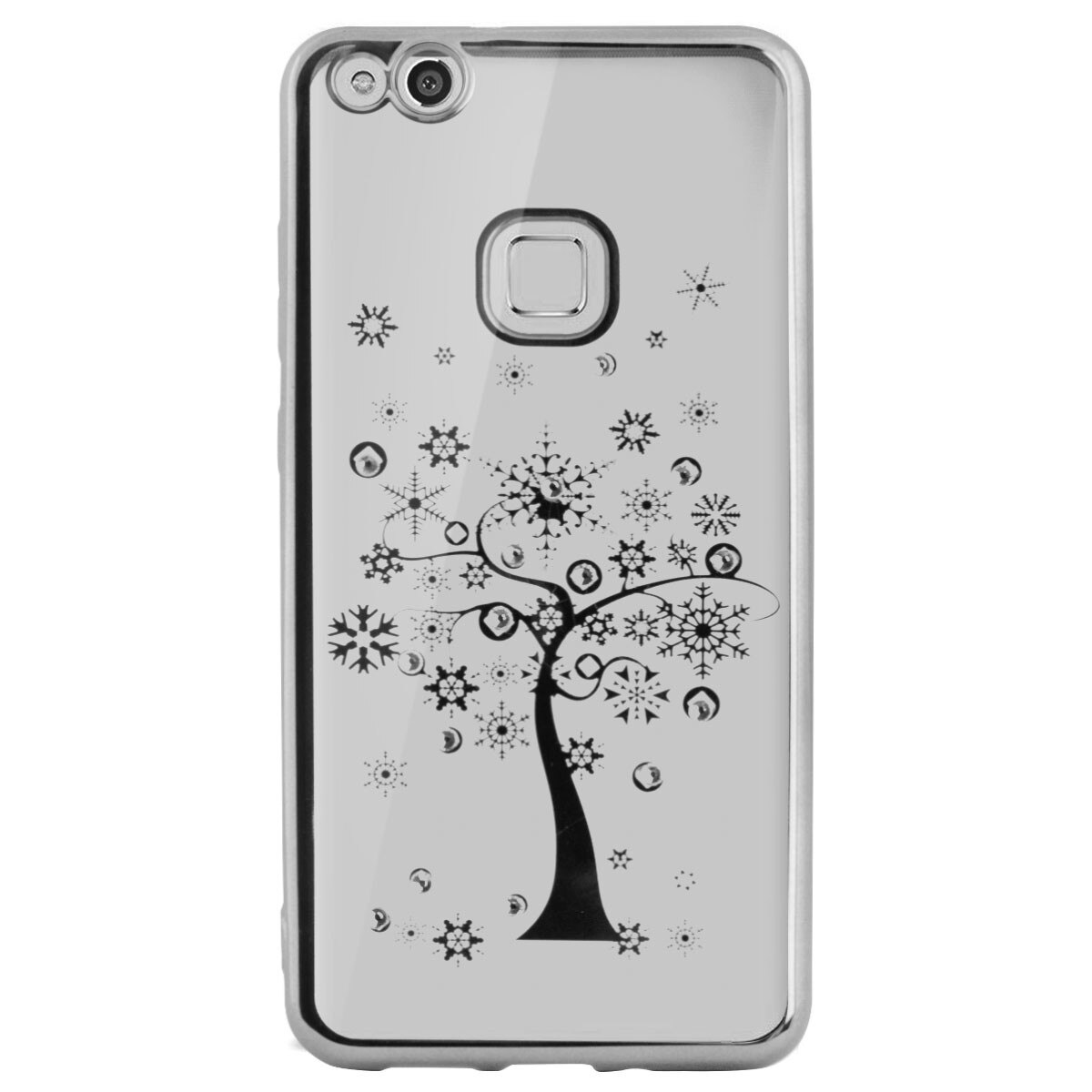 Carcasa Fashion Huawei P10 Lite Tree Argintie Beeyo