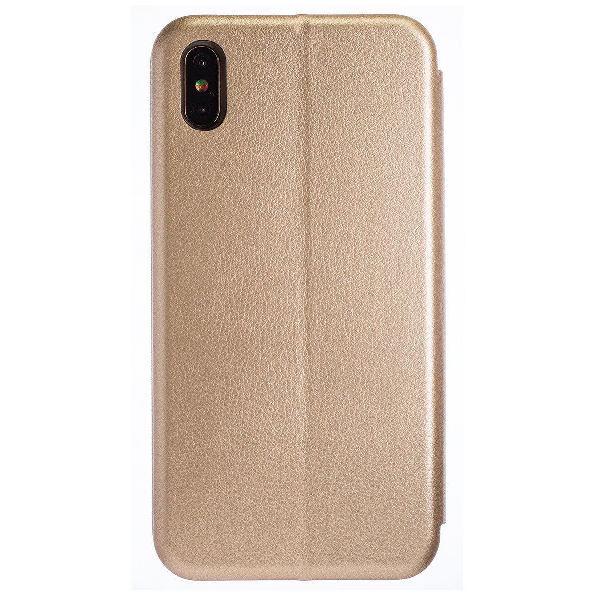 Husa Book iPhone XS MAX, Auriu OC