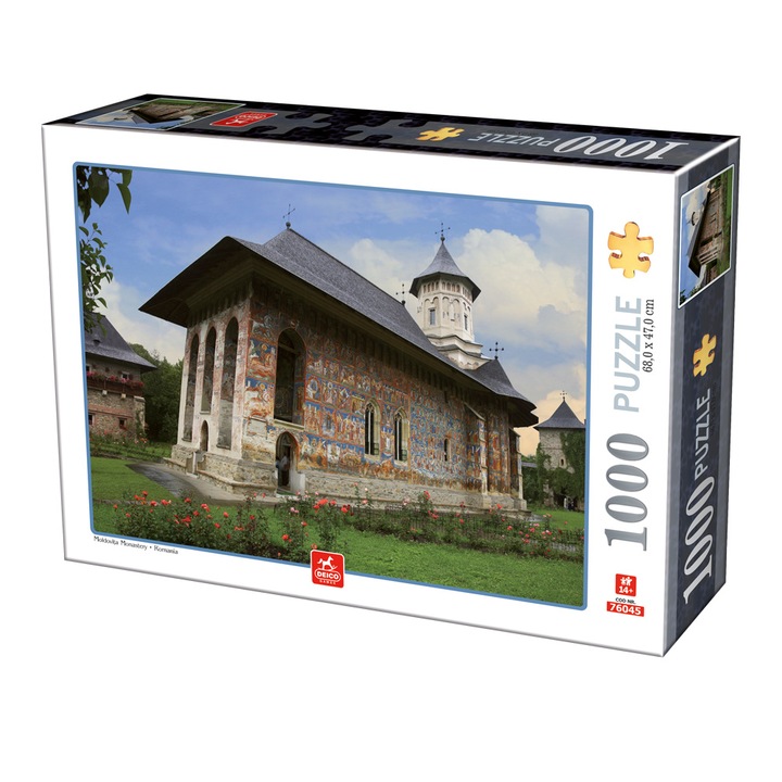 Пъзел Deico Games Romania Moldovita Monastery, 1000 части