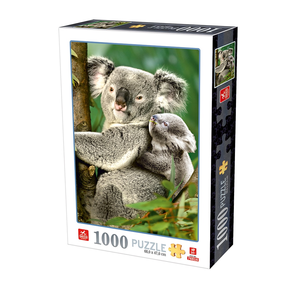 Пъзел Deico - Животни, Коала, 1000 части - eMAG.bg