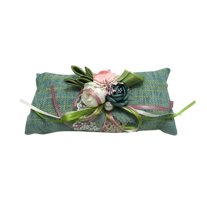 Pernuta textila cu carbune activ bambus, Charisma, Turcoaz, 20x10x5