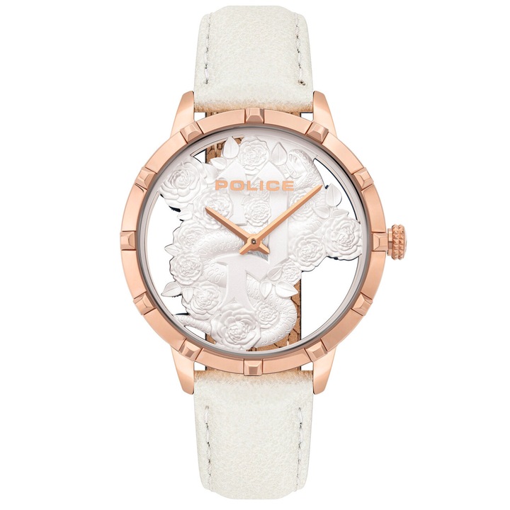 Дамски часовник Police PL16041MSR.01 Marietas, 36mm, 3ATM, злато