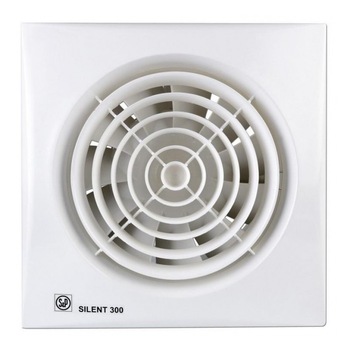 Ventilator axial de baie Soler & Palau Silent 300 CHZ, diametru 150 mm, 280 mc/h, cu timer si umidostat Ventilator axial de baie Soler & Palau Silent 300 CHZ, diametru 150 mm, 280 mc/h, cu timer si umidostat