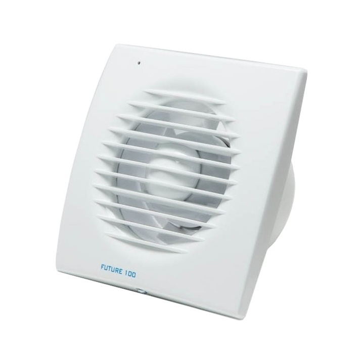 Ventilator axial de baie Soler & Palau Future T 100, diametru 100 mm, 95 mc/h, cu timer