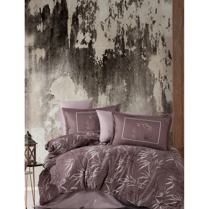 Lenjerie de pat dublu, satin de lux, Ralex Pucioasa, Loft