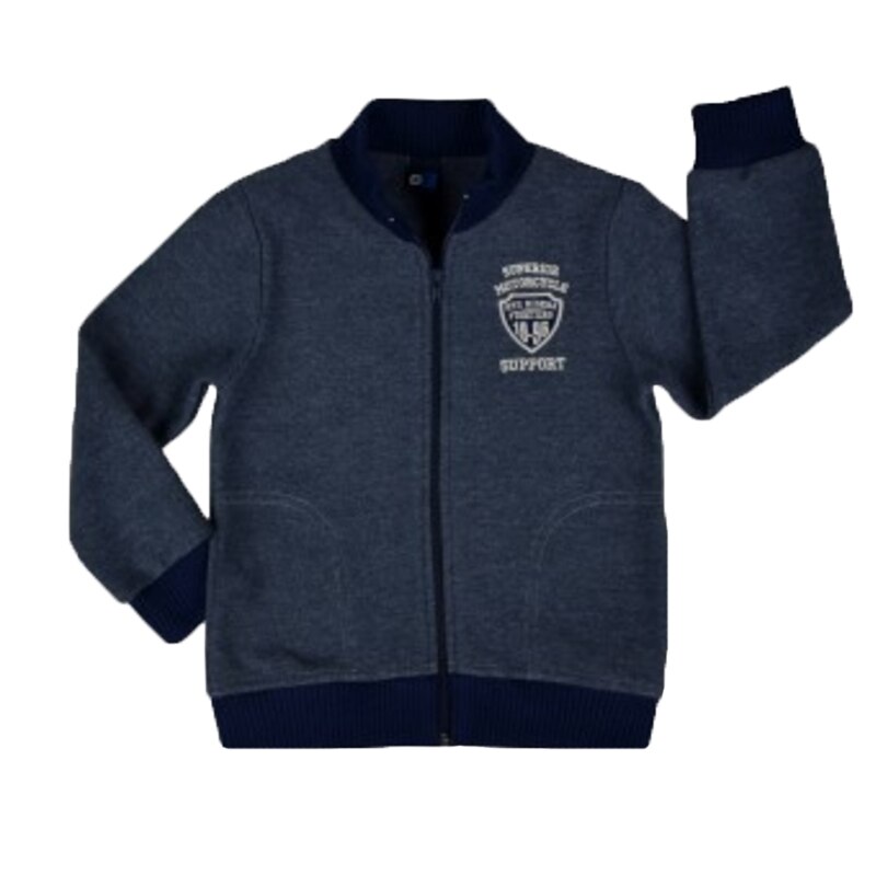 Hanorac maneca lunga pentru baietei GT GT-4027, Bleumarin, 122