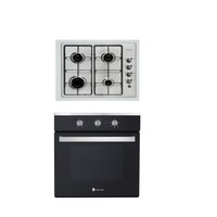 pachet cuptor electric si plita gaz inox duo livorno studio casa  clasa energetica a 59 l 4 functii negruinox imagen 47_0_
0