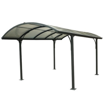 Copertina Auto Carport Arcadia, Hobby Metal, Aluminiu/Policarbonat, Gri antracit, 485x302x250 cm Copertina Auto Carport Arcadia, Hobby Metal, Aluminiu/Policarbonat, Gri antracit, 485x302x250 cm