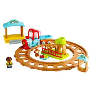 Set trenulet interactiv ZOO Ride 12 piese Playgo Set trenulet interactiv ZOO Ride 12 piese Playgo