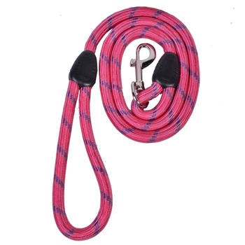 Lesa pentru caini, Zola, roz cu model, 115 x 1.3 cm Lesa pentru caini, Zola, roz cu model, 115 x 1.3 cm
