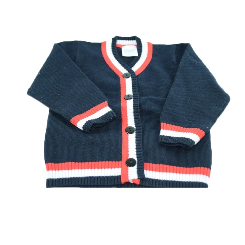 Cardigan maneca lunga pentru baietei Vitamins TR-001, Bleumarin, 92