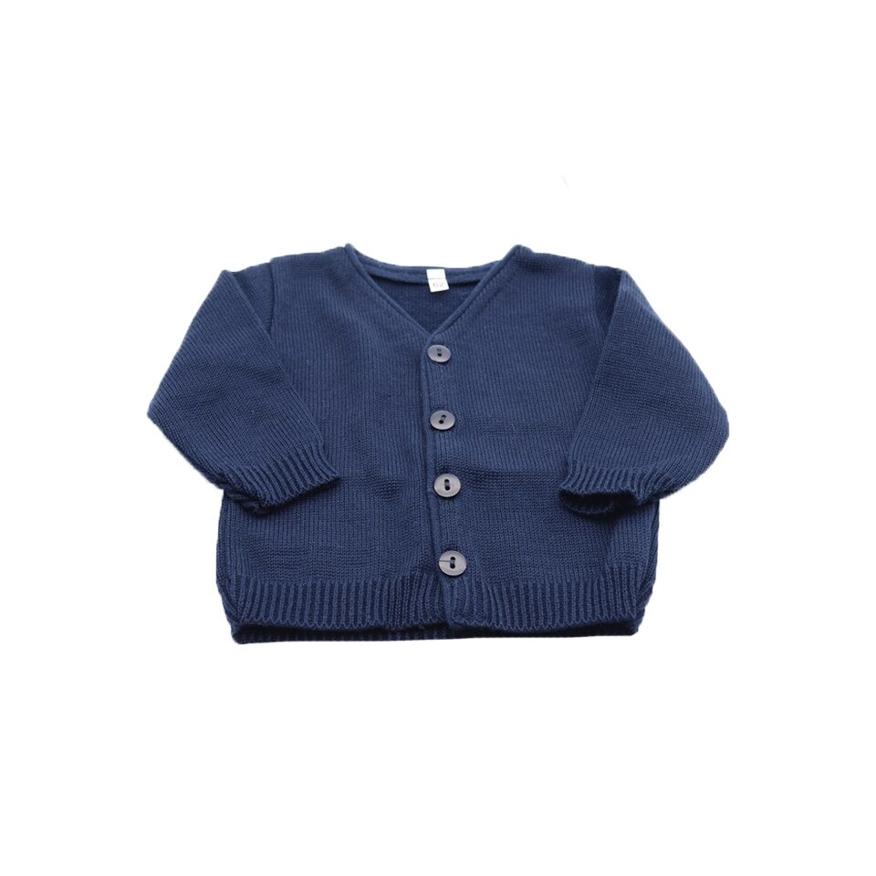 Cardigan maneca lunga pentru baieti NN, Bleumarin