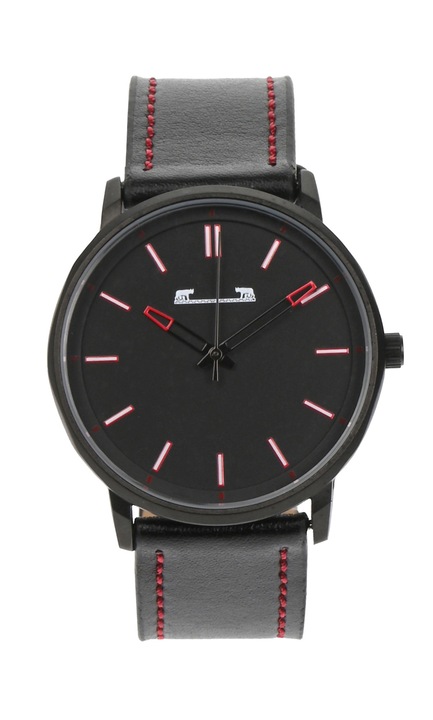 Ceas de mana barbati elegant, business, curea de piele Matteo Ferari - MF8233LTHNR