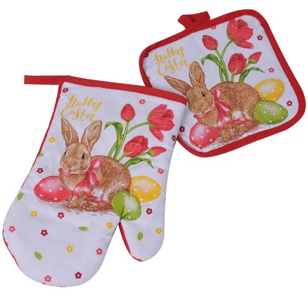 Set de bucatarie 2 piese, Zola®, model iepuras de paste