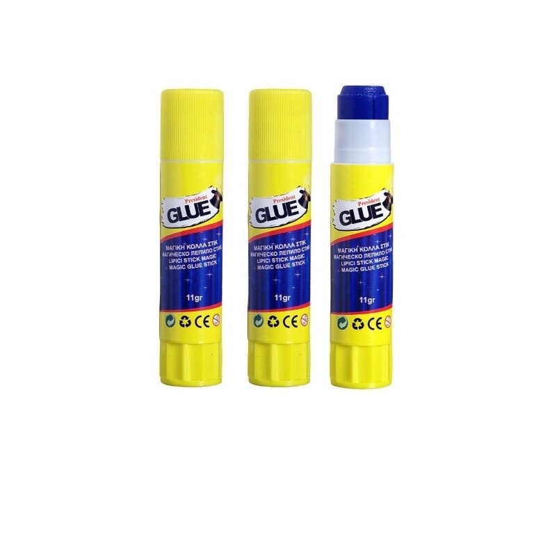 Set Lipici solid , stick, Zola®,3 bucati, pentru creatii artistice, transparent, 11 gr