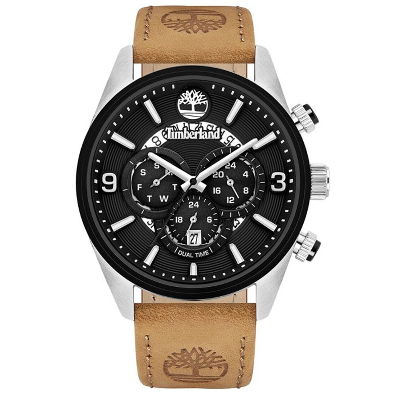 Ceas barbatesc Timberland TBL16014JSTB.02 Ellswood, 46mm, 5ATM, Argintiu