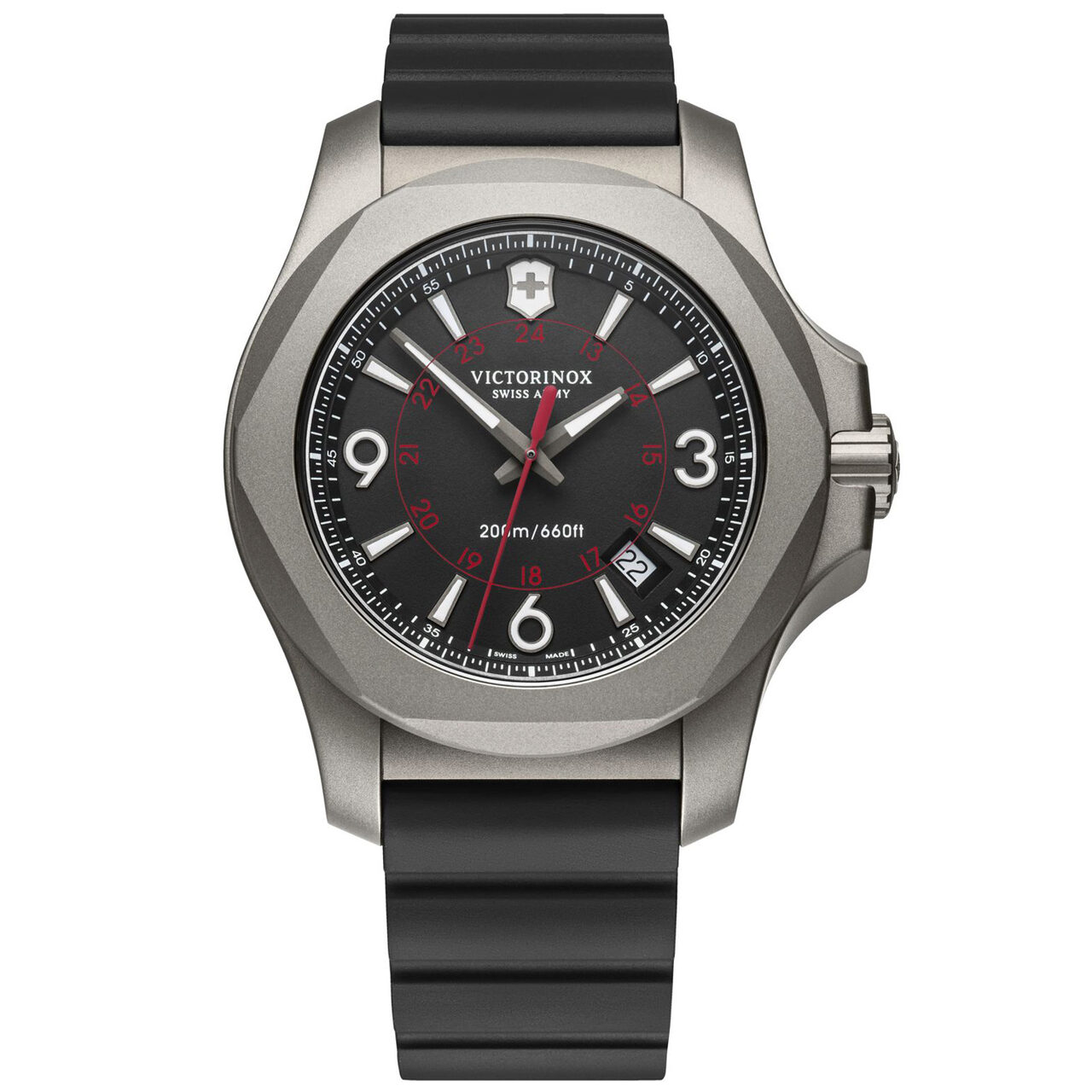 Ceas barbatesc Victorinox 241883 I.N.O.X, 43mm, 20ATM, Gri