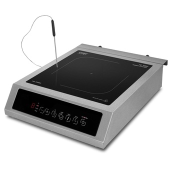 Plita electrica cu inductie CASO TC 3500 Thermo Control, 3500W, 12 setari de putere, Control digital, Timer, Termostat, Negru/Inox Plita electrica cu inductie CASO TC 3500 Thermo Control, 3500W, 12 setari de putere, Control digital, Timer, Termostat, Negru/Inox