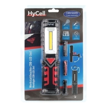 Lanterna lucru flexibila 3 in 1, baterii incluse - Hycell Lanterna lucru flexibila 3 in 1, baterii incluse - Hycell
